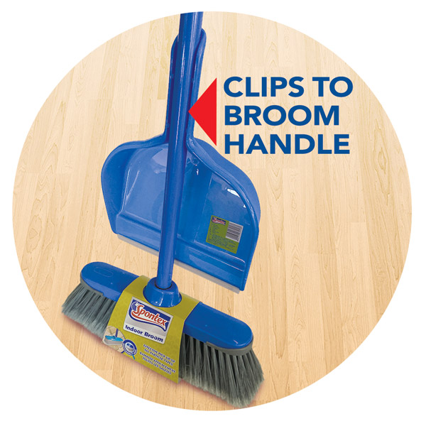 Dustpan Clip On Broom